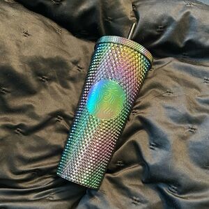 Starbucks venti Purple Oil Slick Studded tumbler